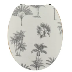 Accessoire Wc|TENDANCE Abattant WC 18 pouces MDF Arizona Dream Gris