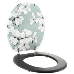 Accessoire Wc|TENDANCE Abattant WC 18 pouces MDF Ecrin Vert