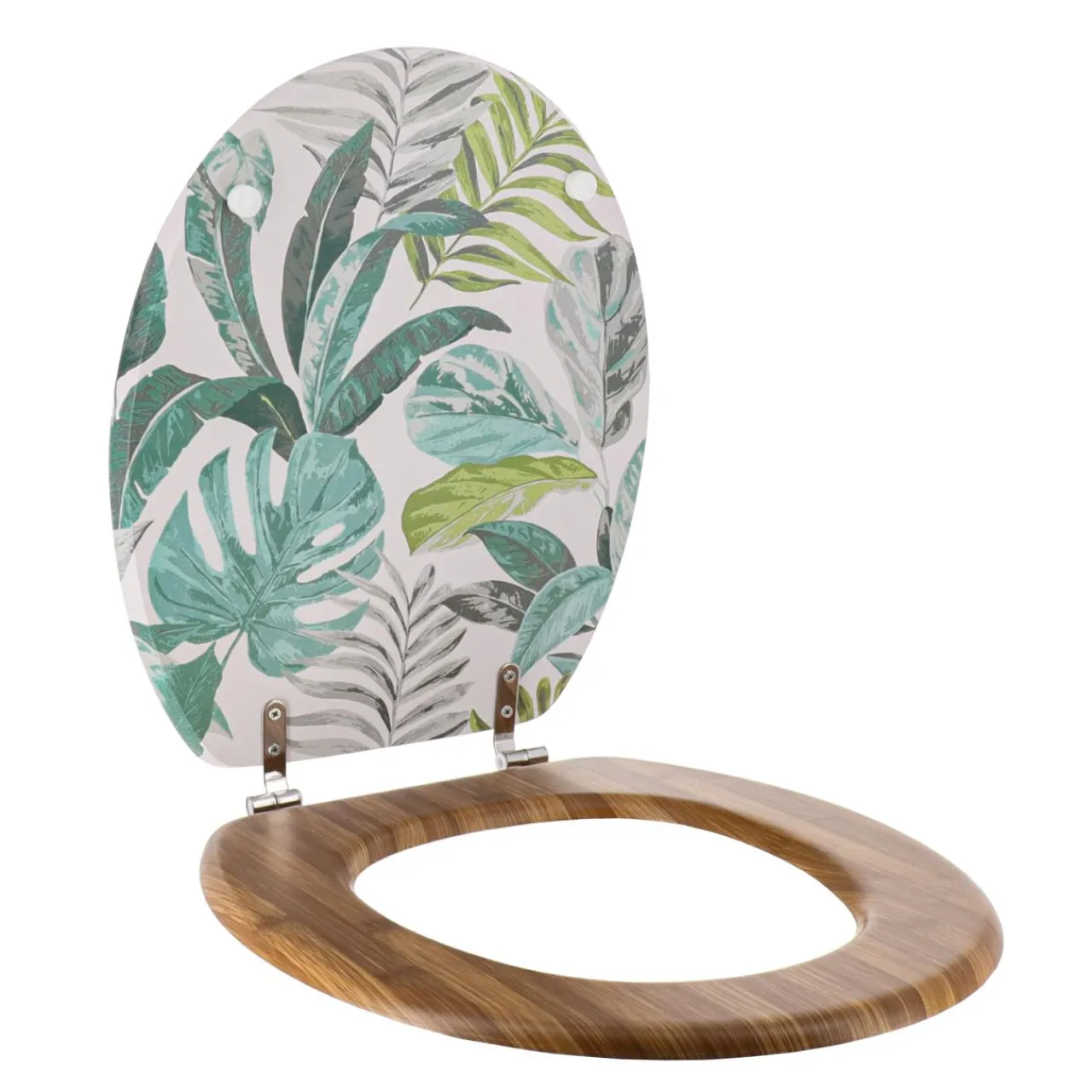 Accessoire Wc|TENDANCE Abattant WC 18 pouces MDF Jardin d'hiver Vert