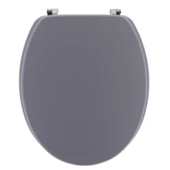 Accessoire Wc|TENDANCE Abattant WC 18 pouces MDF Primo Gris