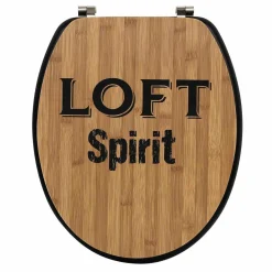 Accessoire Wc|TENDANCE Abattant WC 18 pouces Mekong Marron