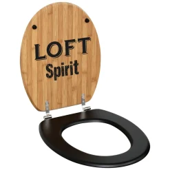 Accessoire Wc|TENDANCE Abattant WC 18 pouces Mekong Marron