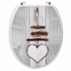 Accessoire Wc|TENDANCE Abattant WC 18 pouces Ouessant Gris