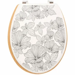 Accessoire Wc|5 Five Simply Smart Abattant WC Blackflora Blanc