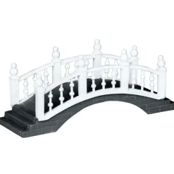Village De Noël Lemax|LEMAX Accessoire Passerelle citadine Blanche