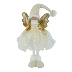 Père Noël, Animaux Et Personnage|KAEMINGK Ange de Noël debout (H50 cm) Stella Crème et Or