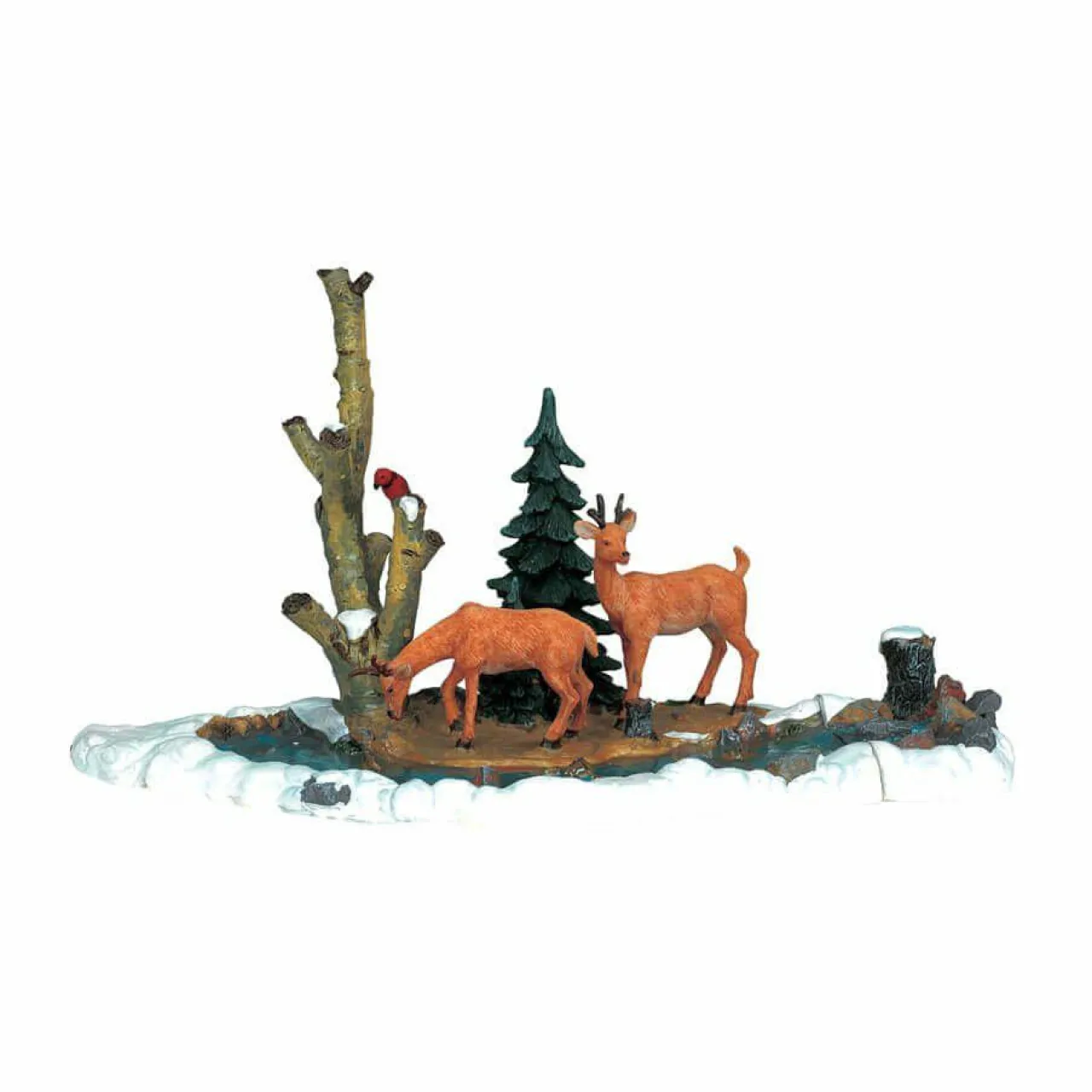 Village De Noël Lemax|LEMAX Animaux Pause Repas