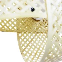 Applique|EMINZA Applique murale en bambou (H40 cm) Palmaya Naturel