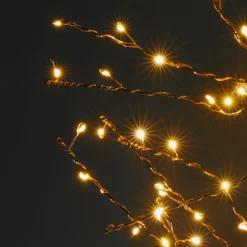 Personnage, Objet Grand Format|Arbre Lumineux|EMINZA Arbre lumineux 360 LED (H180 cm) Sapin d'hiver Blanc Chaud doré