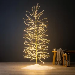 Arbre Lumineux|Arbre Lumineux|KAEMINGK Arbre lumineux 1755 LED (H180 cm) Christmas Luxe et blanc chaud Or