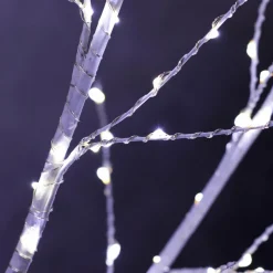 Arbre Lumineux|Arbre Lumineux|EMINZA Arbre lumineux 400 Micro LED (H150 cm) Bouleau Wills Blanc froid