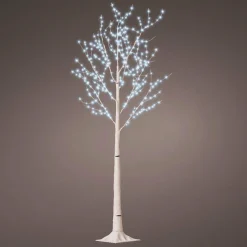 Arbre Lumineux|Arbre Lumineux|EMINZA Arbre lumineux 400 Micro LED (H150 cm) Bouleau Wills Blanc froid