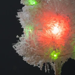 Centre De Table|KAEMINGK Arbre lumineux à piles 16 LED (H22 cm) Christmas Multicolore Blanc