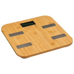 Accessoire Salle De Bain|5 Five Simply Smart Balance Pèse personne électronique Impédancemètre Bambou Naturel