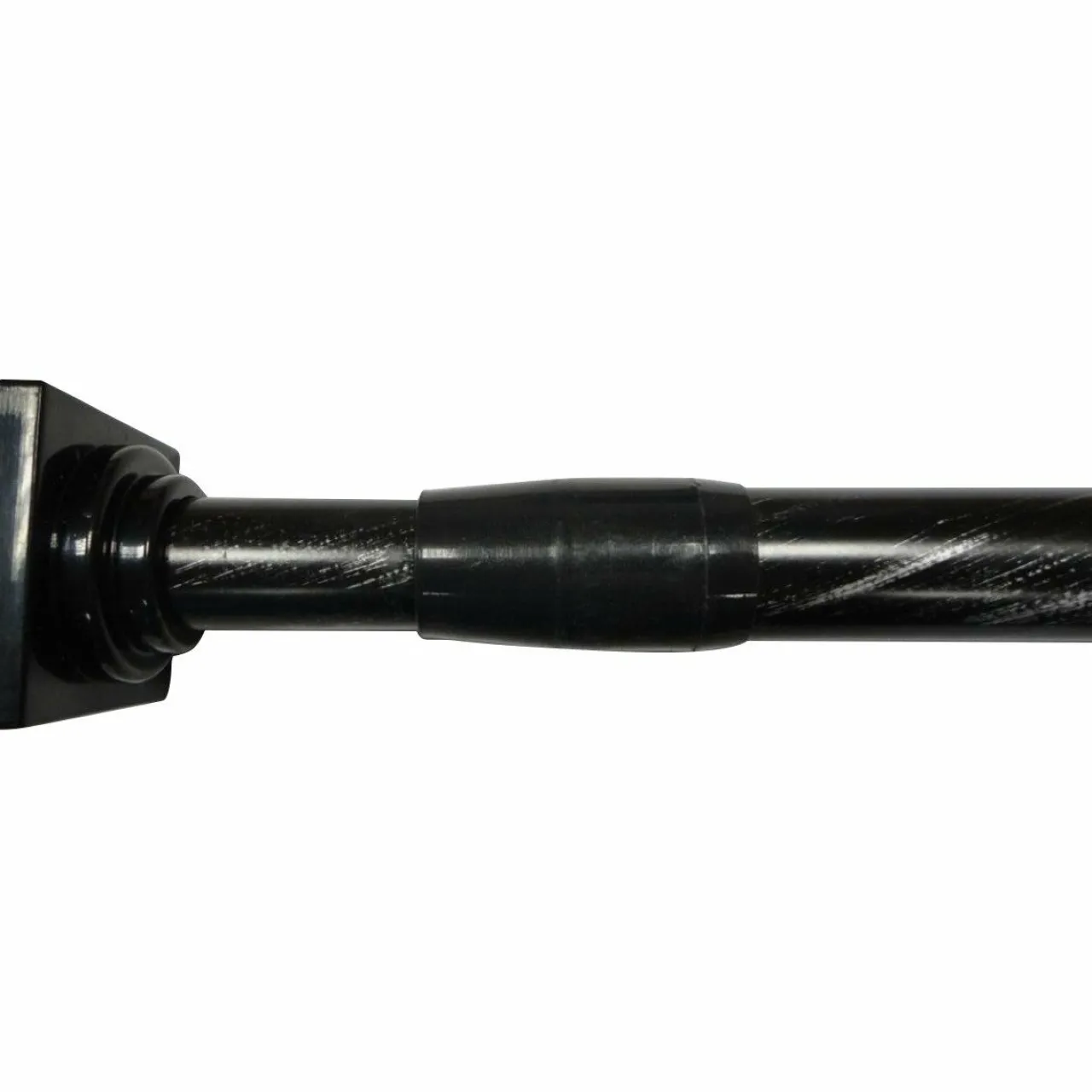 Tringle Autobloquante Extensible|Tringle Voilage Et Support|LUANCE Barre autobloquante (L110 à 200 cm) Carré Noir