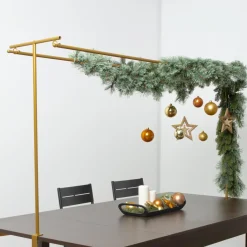 Déco De Table|Déco Et Objet De Noël|KOOPMAN Barre de table réglable double (L142 à 240 cm) pour Décation Or