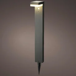 Luminaire Jardin|Eclairage Extérieur|#N/A Borne de jardin solaire 600 lumens (H70 cm) Elite Gris Anthracite