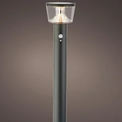 Luminaire Jardin|Eclairage Extérieur|#N/A Borne de jardin solaire 600 lumens (H94 cm) Orion lux Gris Anthracite