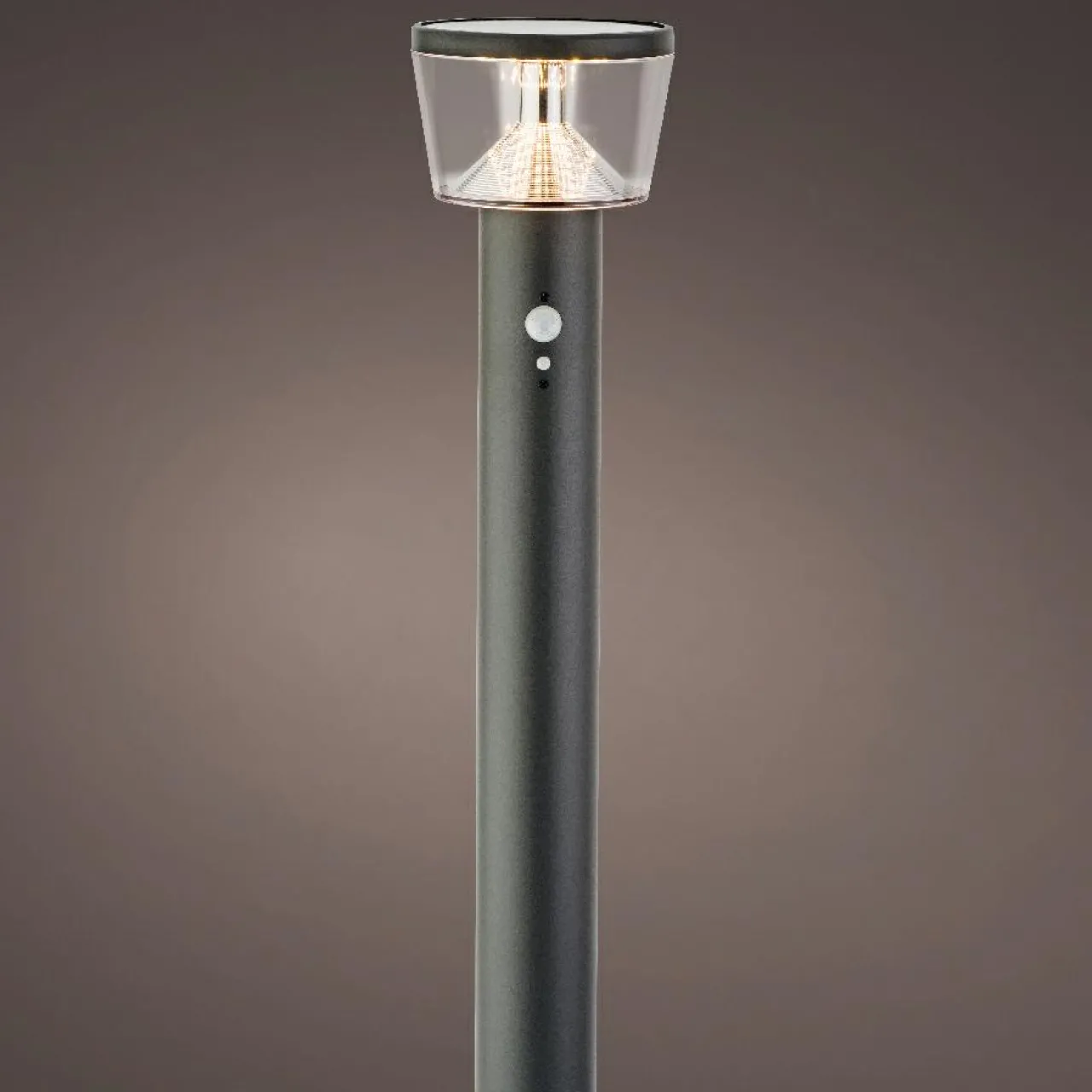 Luminaire Jardin|Eclairage Extérieur|#N/A Borne de jardin solaire 600 lumens (H94 cm) Orion lux Gris Anthracite