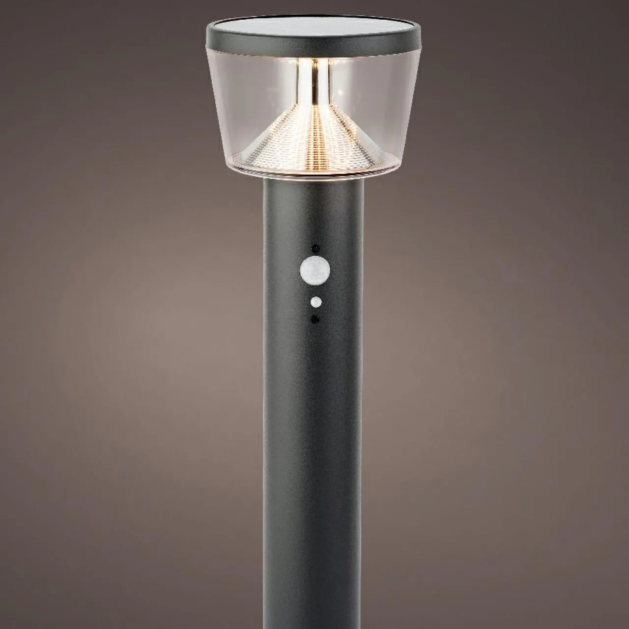 Luminaire Jardin|Eclairage Extérieur|#N/A Borne de jardin solaire 600 lumens (H54 cm) Orion lux Gris Anthracite