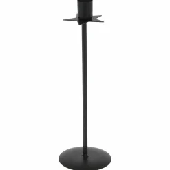 Bougie Et Photophore|KOOPMAN Bougeoir en métal (H28 cm) Star Noir