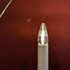 Déco Et Objet De Noël|KAEMINGK Bougeoir lumineux à piles 4 LED (H40 cm) Cercle Blanc chaud