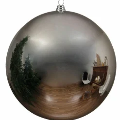 Boule Grand Format|Boule De Noël|KAEMINGK Boule de Noël (D140 mm) Alpine Argent