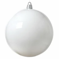 Boule Grand Format|Boule De Noël|EMINZA Boule de Noël (D400 mm) New Alpine XXL Blanc