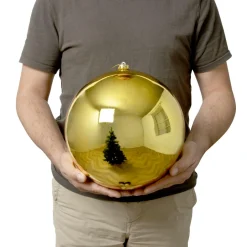 Boule Grand Format|Boule De Noël|EMINZA Boule de Noël (D250 mm) New Alpine Or