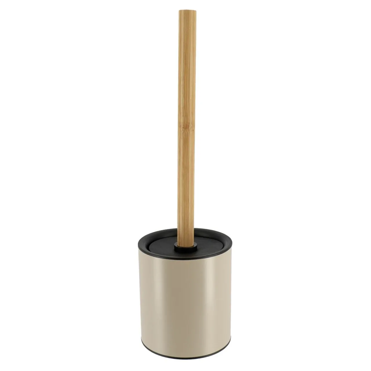 Accessoire Wc|TENDANCE Brosse WC métal Purebamboo Taupe