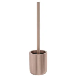 Accessoire Wc|TENDANCE Brosse WC Timeless Strié Cappuccino