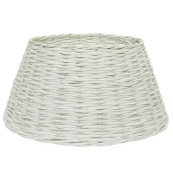 Cache Pied Sapin|KAEMINGK Cache pied de sapin en osier (D70 cm) Saule tressé Blanc
