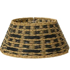 Cache Pied Sapin|KAEMINGK Cache pied de sapin tressé (D70 cm) Classic Noir et Naturel