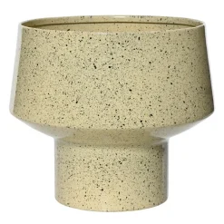 Déco Extérieur Et Cache-Pot|Déco Extérieur Et Cache-Pot|#N/A Cache-pot en métal (H16 cm) Terrazzo Beige