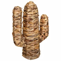 Objet Déco|ATMOSPHERA Cactus déco en jacinthe d'eau (H35 cm) Haci Naturel