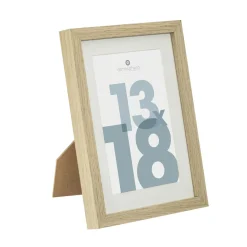 Toile, Cadre, Déco Murale|ATMOSPHERA Cadre photo (13 x 18 cm) Manu Bois Naturel