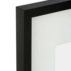 Toile, Cadre, Déco Murale|Atmosphera, cru017dateur d'intu017drieur Cadre photo bois mural (40 x 50 cm) Manu Noir