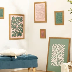 Toile, Cadre, Déco Murale|Atmosphera, cru017dateur d'intu017drieur Cadre photo mural bois (30 x 40 cm) Alix Marron