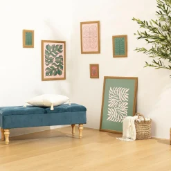 Toile, Cadre, Déco Murale|Atmosphera, cru017dateur d'intu017drieur Cadre photo mural bois (10 x 15 cm) Alix Marron