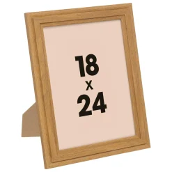 Toile, Cadre, Déco Murale|Atmosphera, cru017dateur d'intu017drieur Cadre photo mural bois (18 x 24 cm) Alix Marron