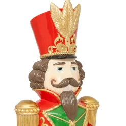 Personnage, Objet Grand Format|Père Noël, Animaux Et Personnage|JJA Casse-noisette Géant (H183 cm) Capitaine le Vaillant Multicolore