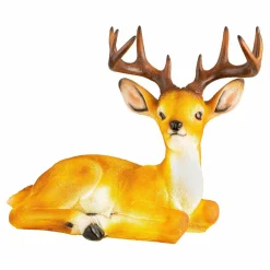 Personnage, Objet Grand Format|Déco Et Objet Lumineux|KAEMINGK Cerf lumineux fibre de verre 8 LED (H46 cm) Blanc chaud