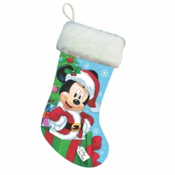 Bonnet, Chaussette Et Costume|Déco De Noël Disney|CHRISTMAS INSPIRATIONS Chaussette de Noël Disney (H45 cm) Mickey Multicolore