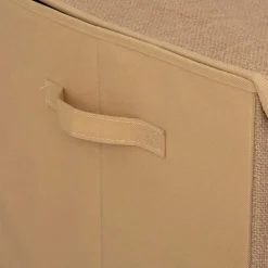 Rangement Enfant|Atmosphera createur d'interieur for kids Coffre à jouets enfant jute pliant (57 x 36 cm) Elio Marron