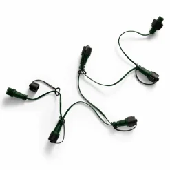Accessoire Électrique|KAEMINGK Connecteur câble vert 6 guirlandes système LED Raccordable