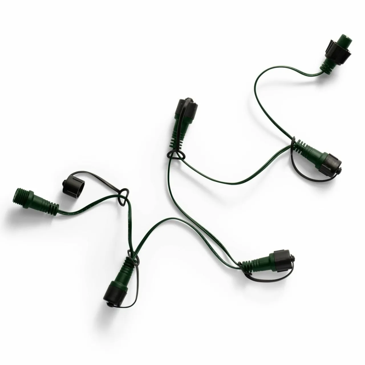 Accessoire Électrique|KAEMINGK Connecteur câble vert 6 guirlandes système LED Raccordable