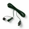 Accessoire Électrique|KAEMINGK Connecteur rallonge câble vert 20 m 2 guirlandes système LED Raccordable