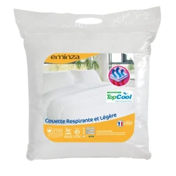 Couette, Oreiller, Traversin|EMINZA Couette (260 x 240 cm) Respirante et Légère he Blanc