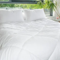 Couette, Oreiller, Traversin|EMINZA Couette Chaude (240 x 220 cm) Microfibre Lavable à 95°C he Blanc