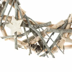 Couronne De Noël|Feeric Lights & Christmas Couronne de Noël branchage (D30 cm) Bois Naturel